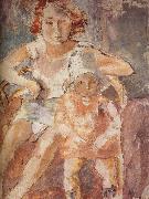 Jules Pascin Younger mother with child oil painting picture wholesale